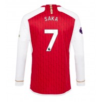 Arsenal Bukayo Saka #7 Hemmatröja 2023-24 Långa ärmar